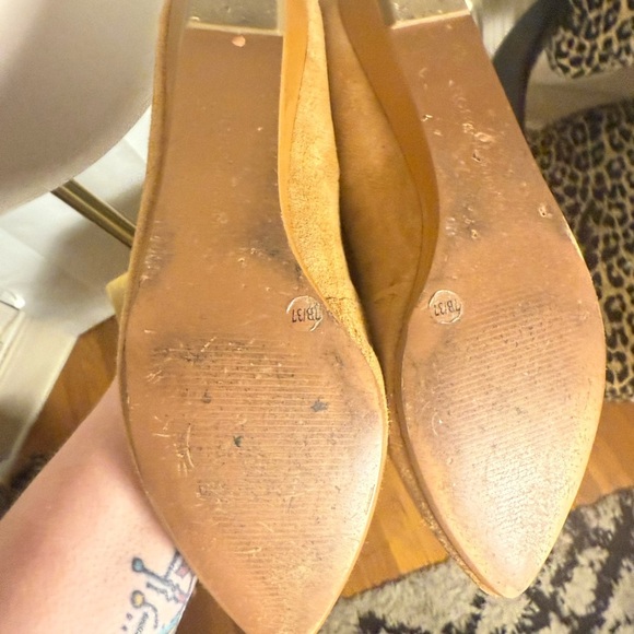 BCBGeneration Brown Suede Flats 7 - Picture 6 of 7